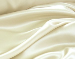 Silk Charmeuse Fabric - Cream