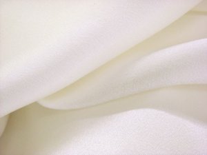 Silk Charmeuse Fabric - Diamond White