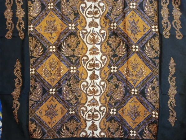 Silk-Written Batik Fabric