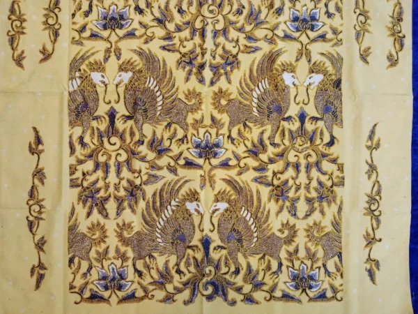 Silk-Written Batik Fabric