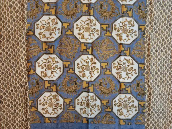 Silk-Written Batik Fabric