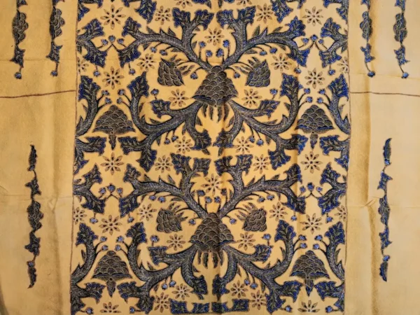 Silk-Written Batik Fabric