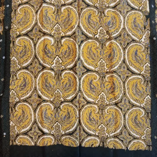 Silk-Written Batik Fabric