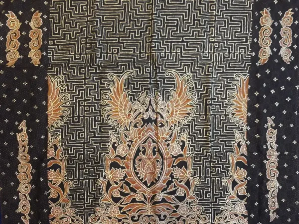 Baron Silk Material Written Batik Fabric